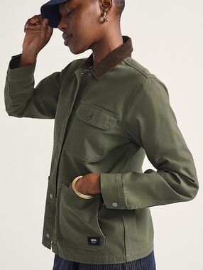 VANS Drill Chore Jacket Black XS Like New